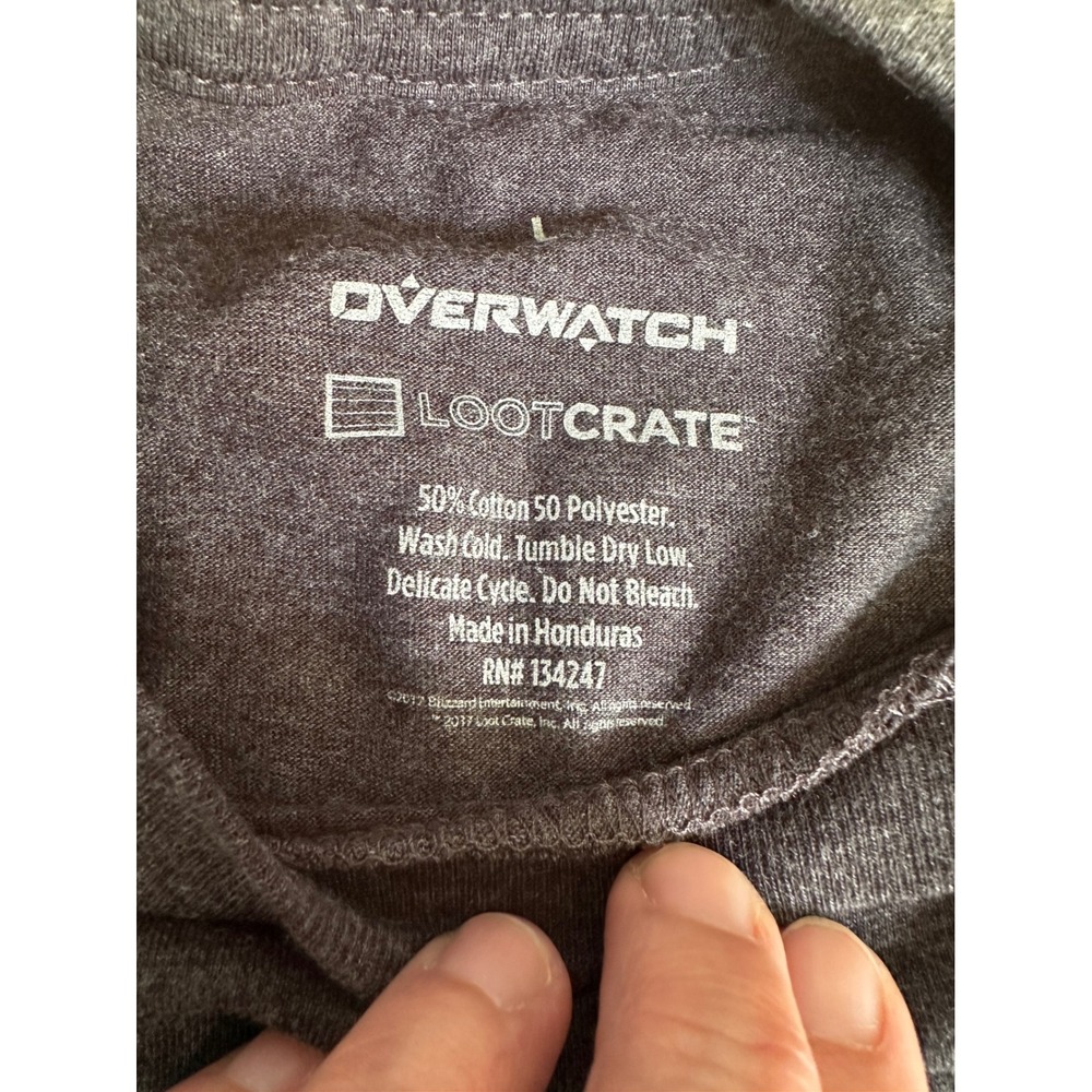 Overwatch Primal Rage Graphic Print T-Shirt Gaming Tee Gray Large - Picture 10 of 13